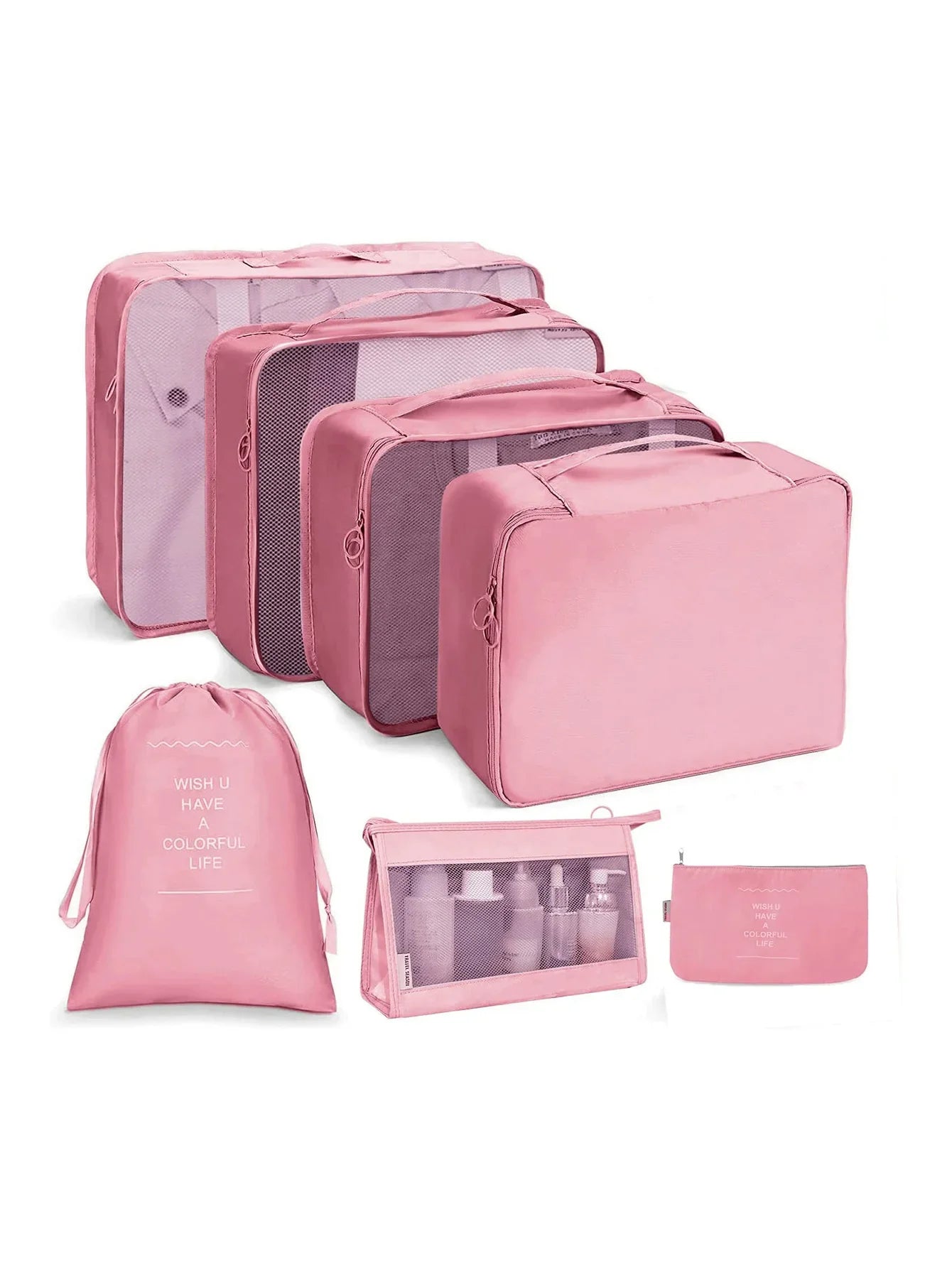 Koffer Organizer Set 7–10 Teilig mit Packwürfeln