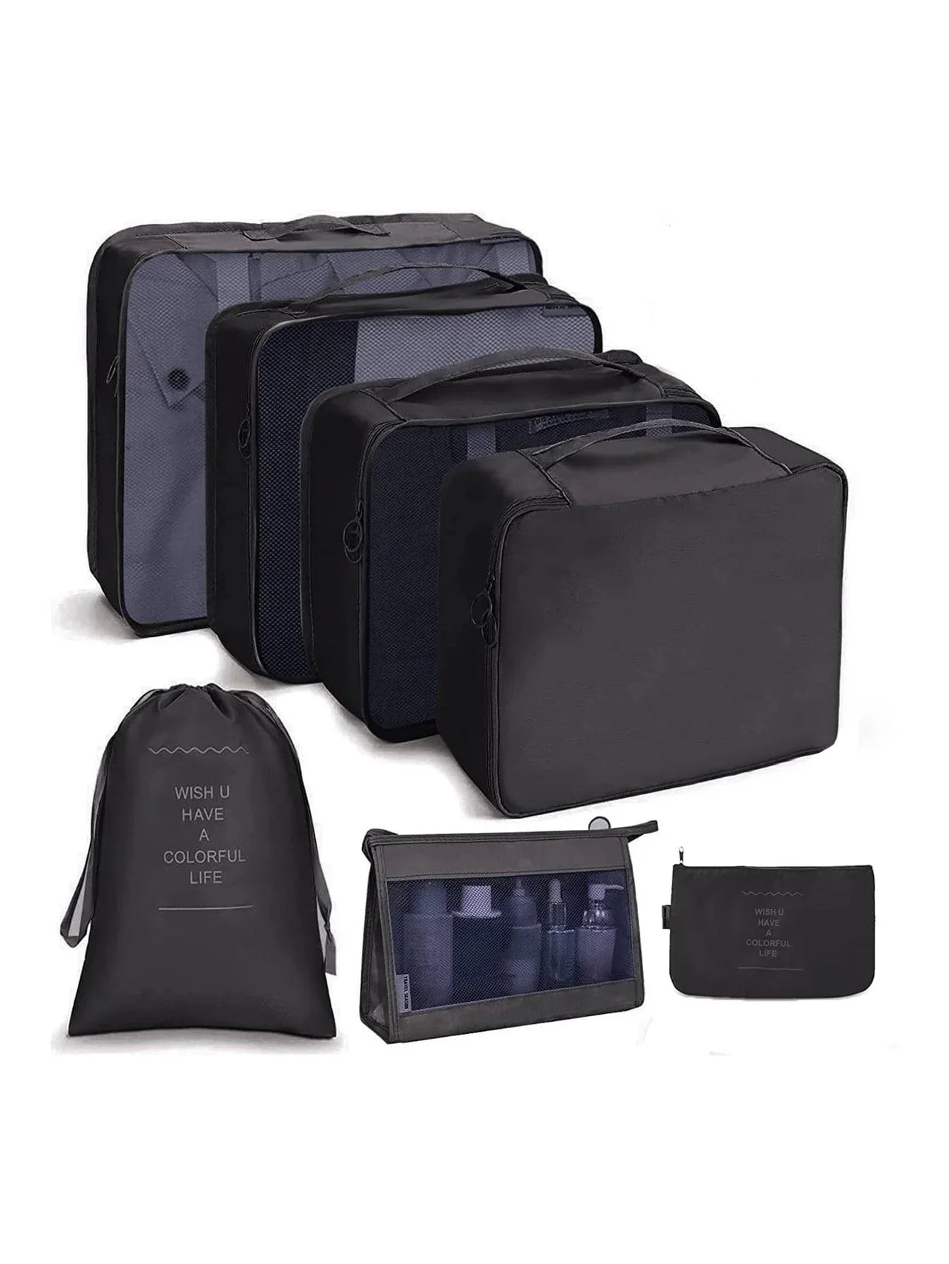Koffer Organizer Set 7–10 Teilig mit Packwürfeln