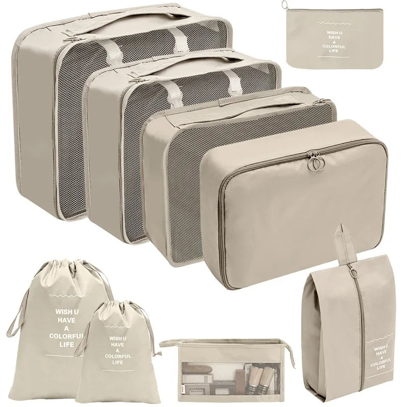 Koffer Organizer Set 7–10 Teilig mit Packwürfeln