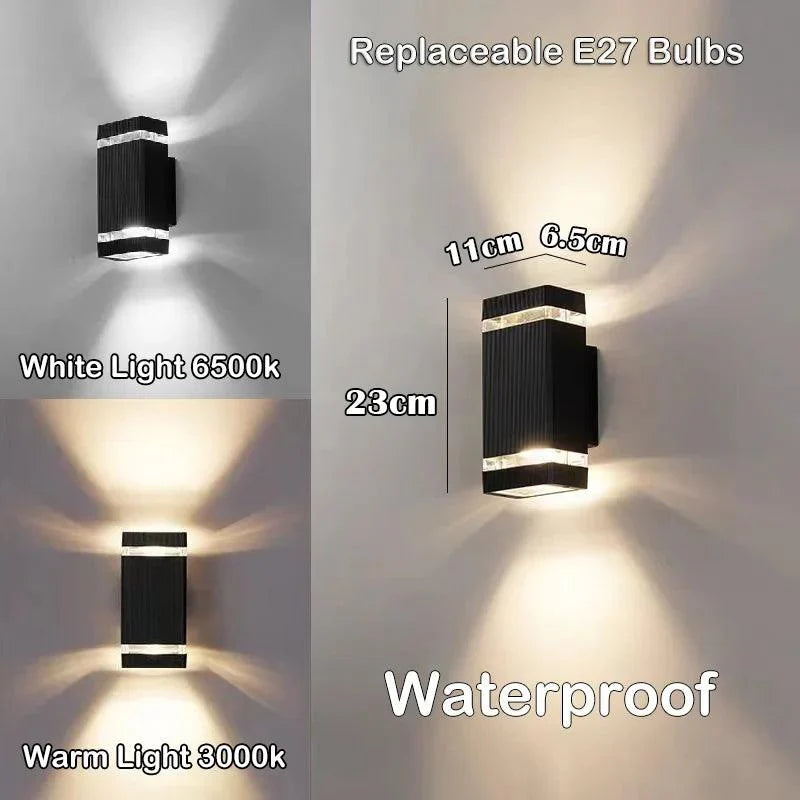 LED Außenwandleuchte Up & Down IP65 Wasserdicht