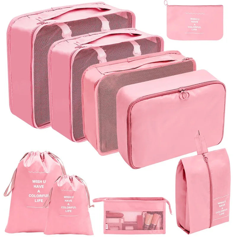 Koffer Organizer Set 7–10 Teilig mit Packwürfeln