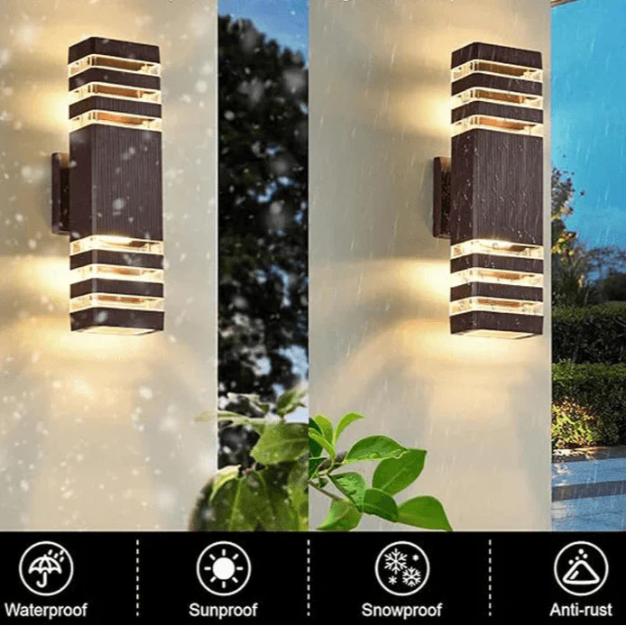 LED Außenwandleuchte Up & Down IP65 Wasserdicht