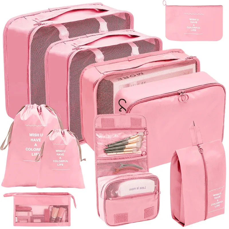 Koffer Organizer Set 7–10 Teilig mit Packwürfeln