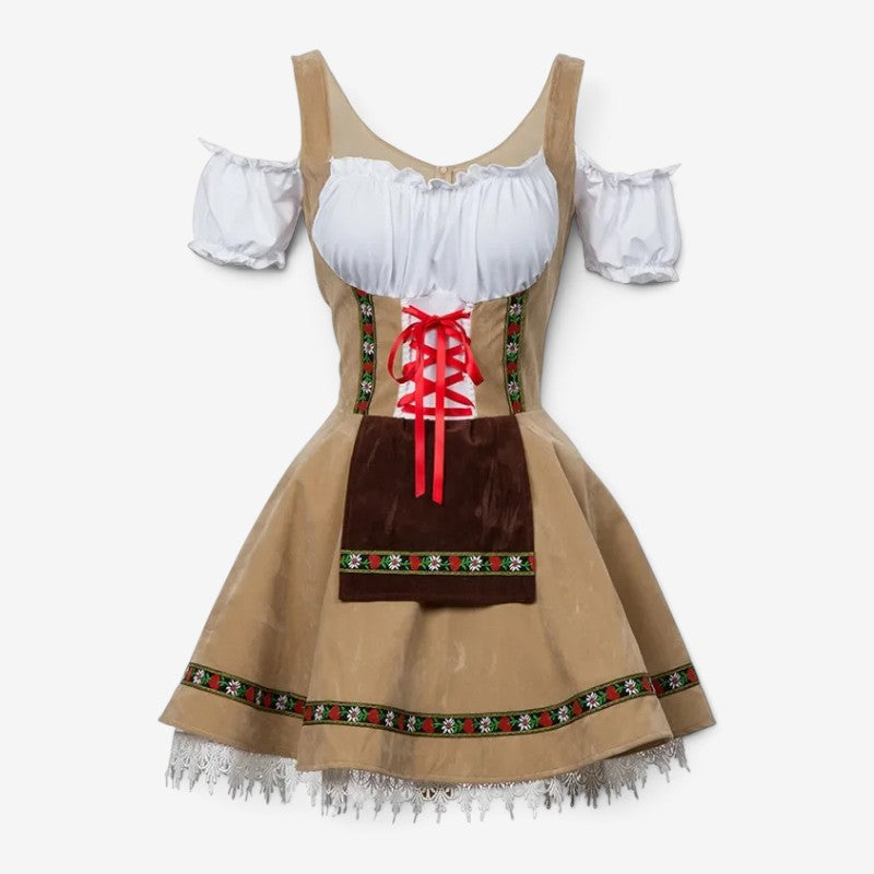 Damen-Dirndl mit ausgestelltem Rock