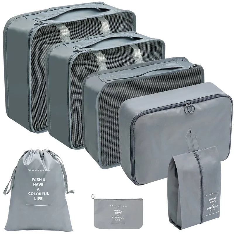 Koffer Organizer Set 7–10 Teilig mit Packwürfeln