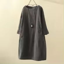Damen A-Linien Kleid mit bequemem Schnitt