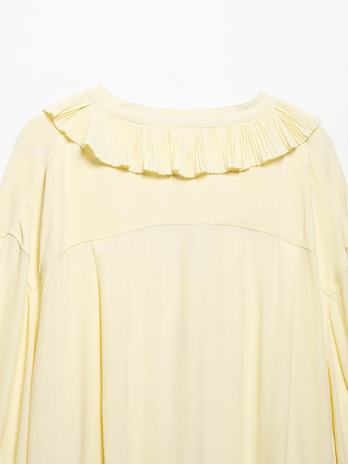 Clara | Elegantes Chiffon-Set mit V-Ausschnitt-Bluse und Maxirock