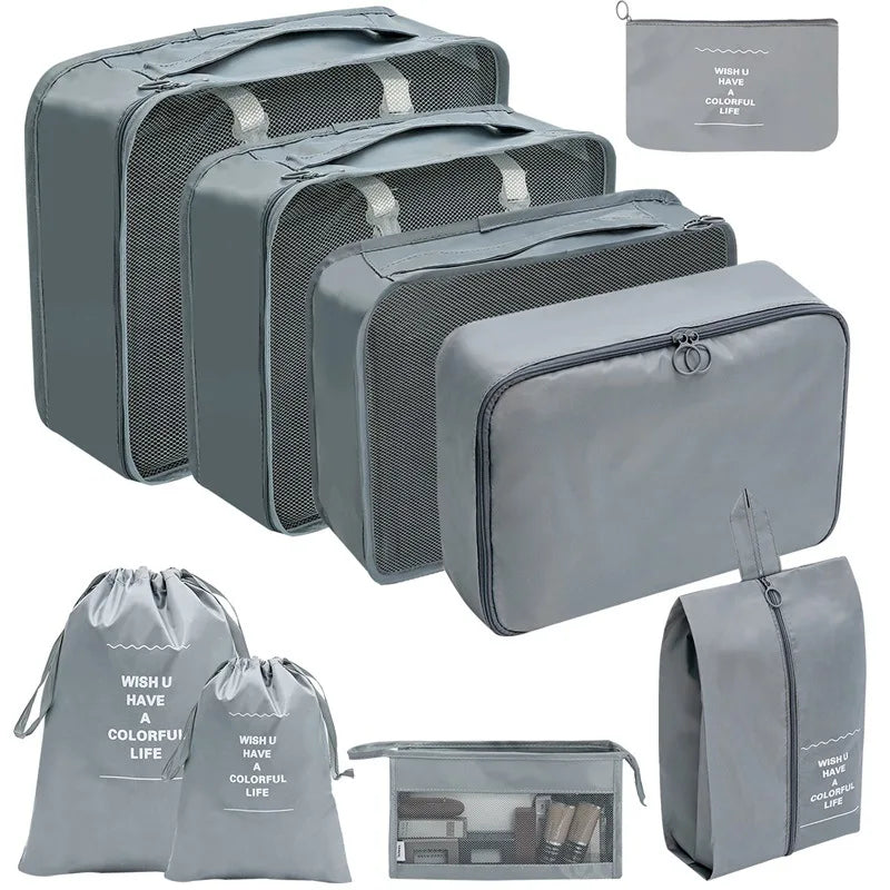 Koffer Organizer Set 7–10 Teilig mit Packwürfeln