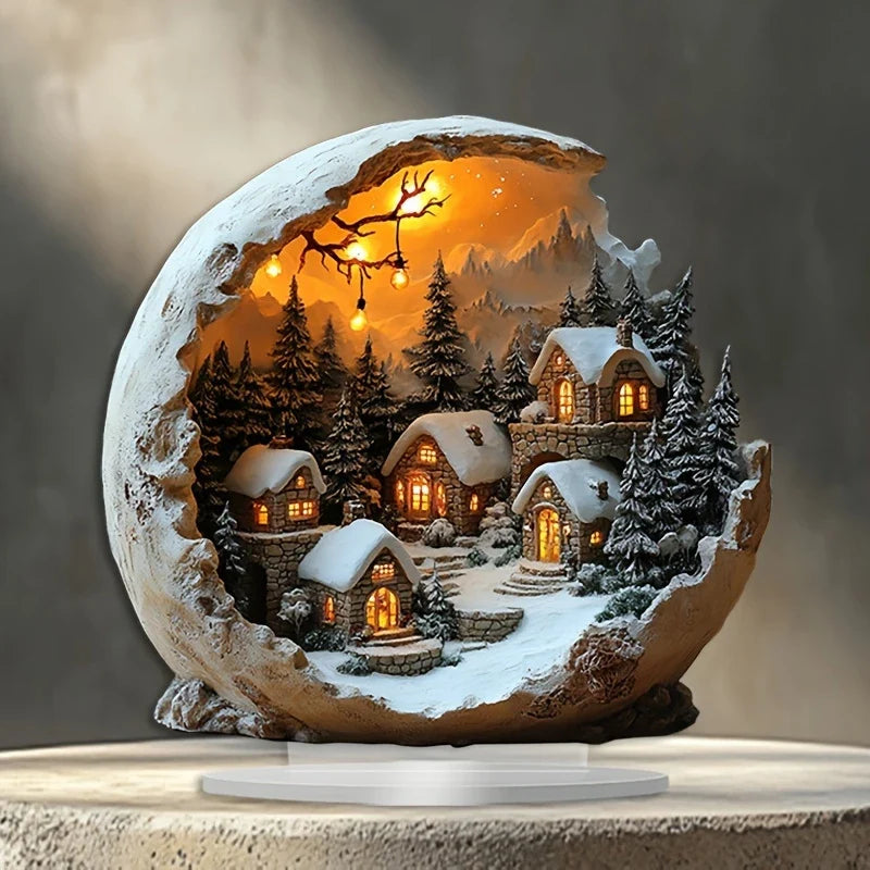 Weihnachtsdekoration Boho Stil für Tisch & Fenster