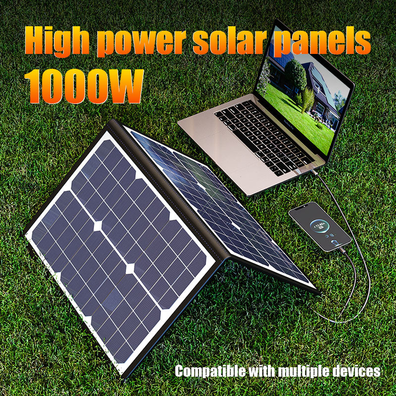 Faltbares Solarpanel 1000W Komplettset mit MPPT Controller