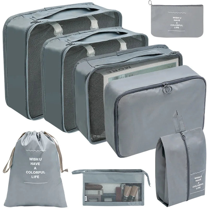 Koffer Organizer Set 7–10 Teilig mit Packwürfeln