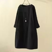Damen A-Linien Kleid mit bequemem Schnitt