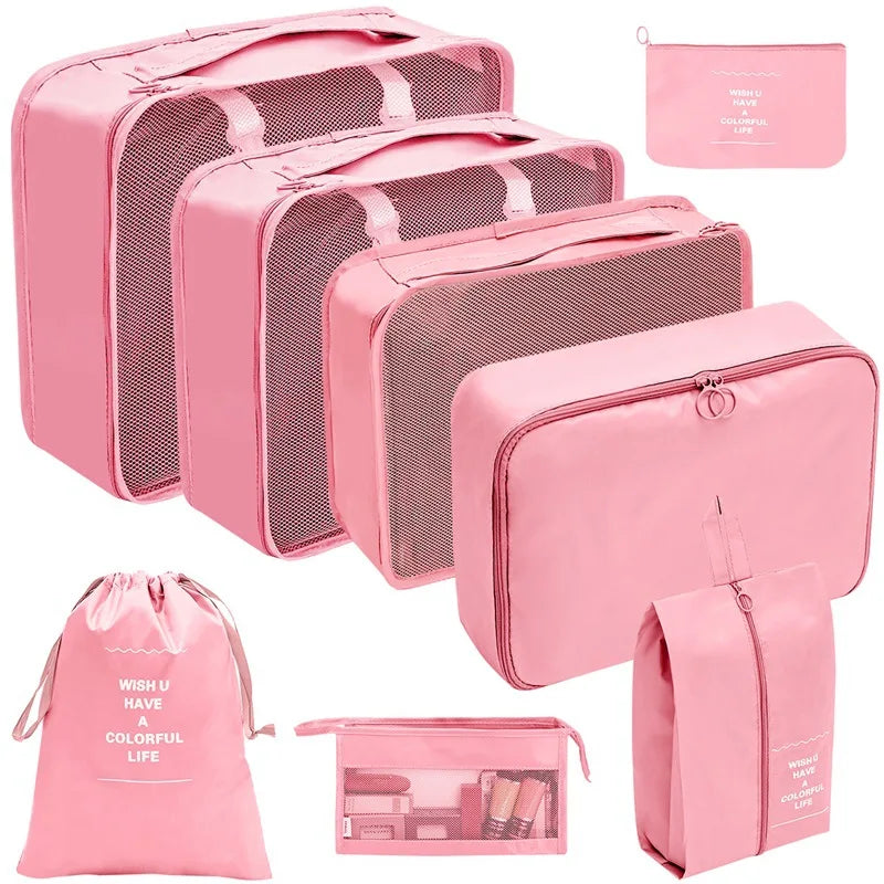 Koffer Organizer Set 7–10 Teilig mit Packwürfeln