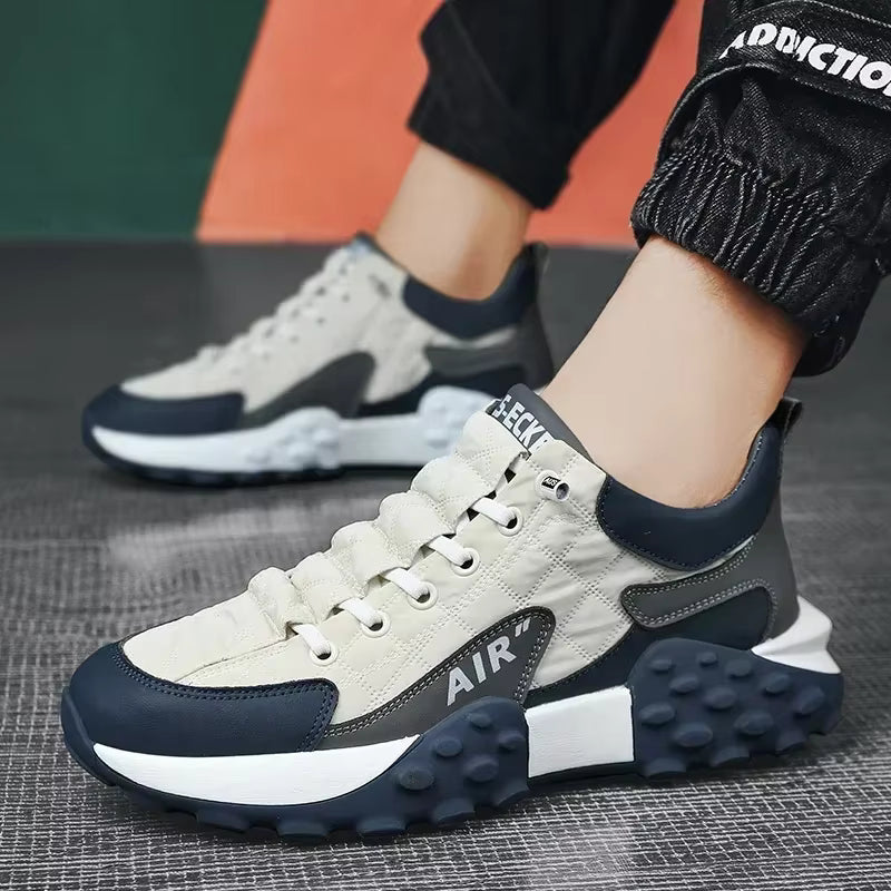 Sporten - Herren-Sportschuhe mit Schnürverschluss und Mesh-Obermaterial
