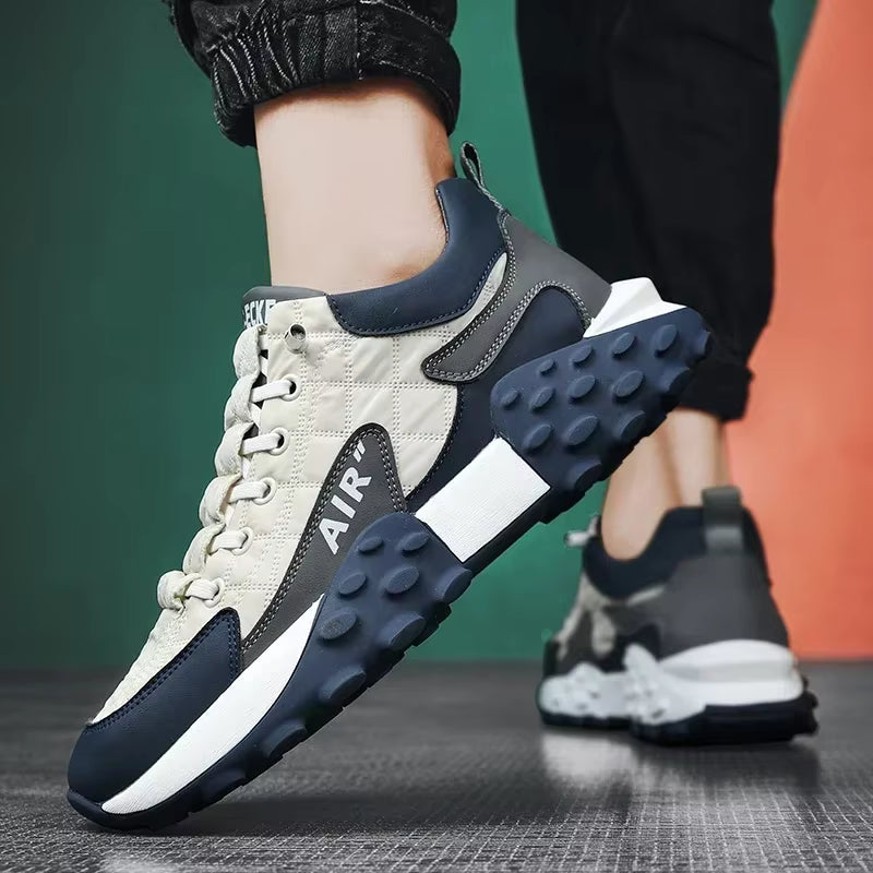 Sporten - Herren-Sportschuhe mit Schnürverschluss und Mesh-Obermaterial