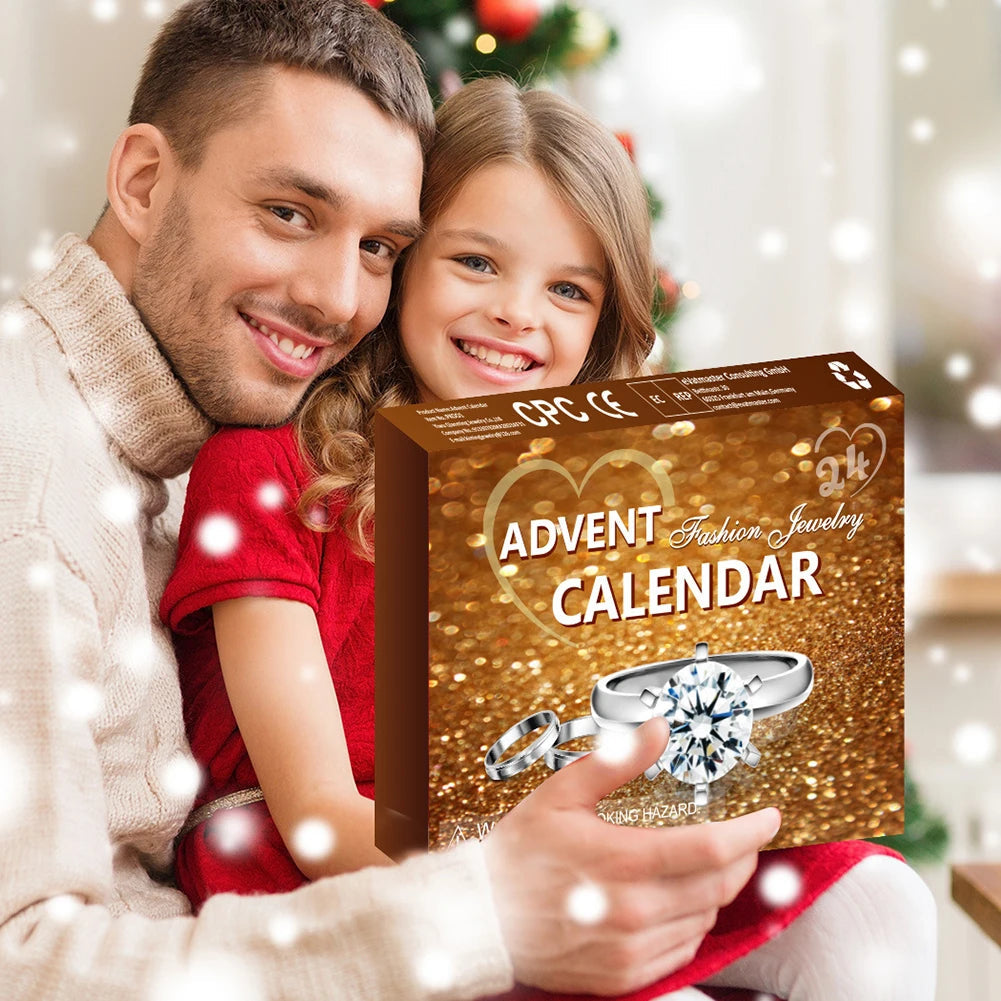 Jewelingle - Schmuck-Adventskalender mit 24 Schmuckstücken
