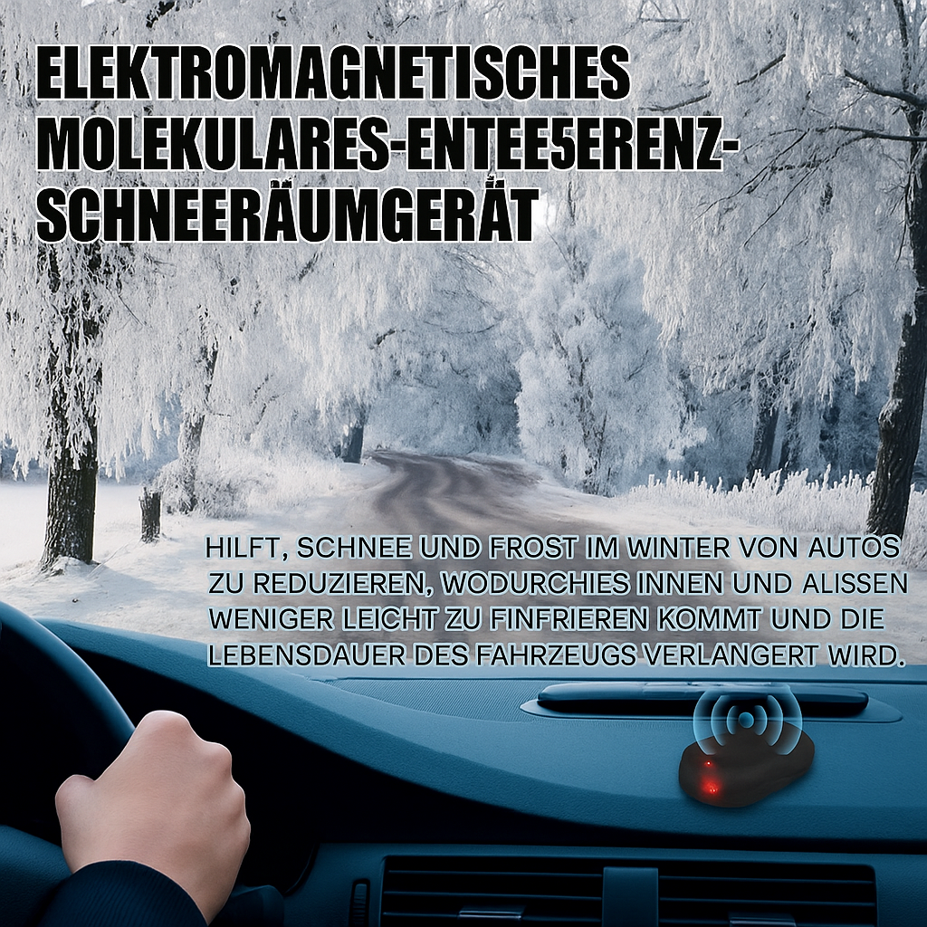Icesolva - Solarbetriebener Auto-Enteiser für klare Sicht