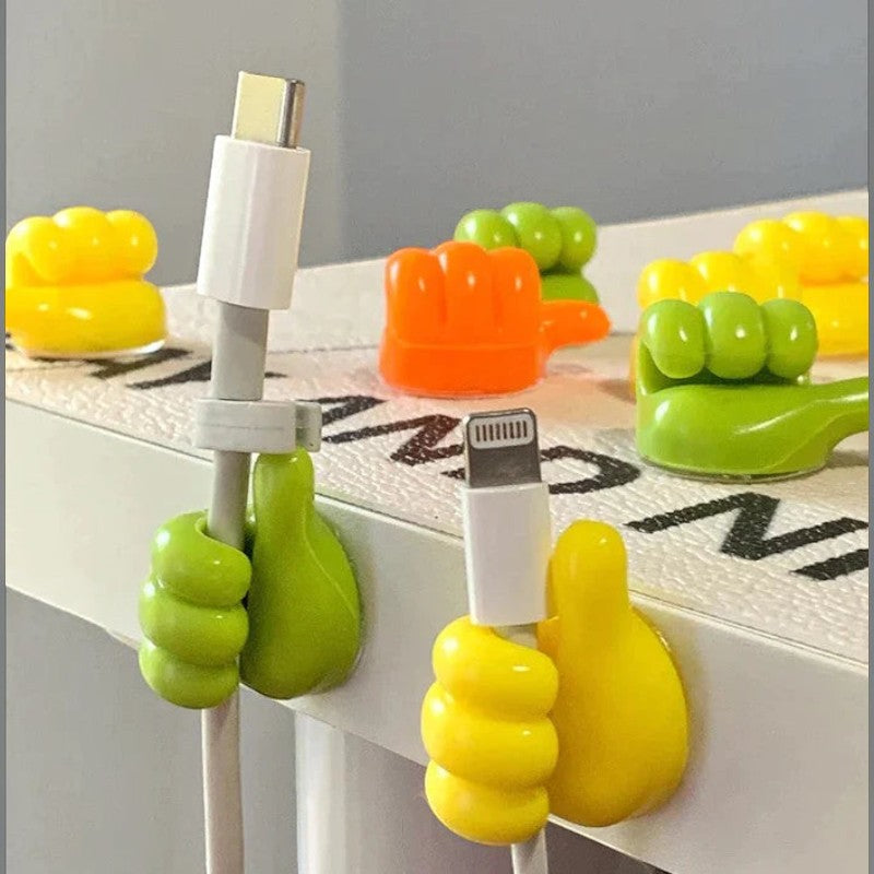 10+10 Gratis | Grip - Selbstklebende Silikonhaken für Kabel und kleine Gegenstände