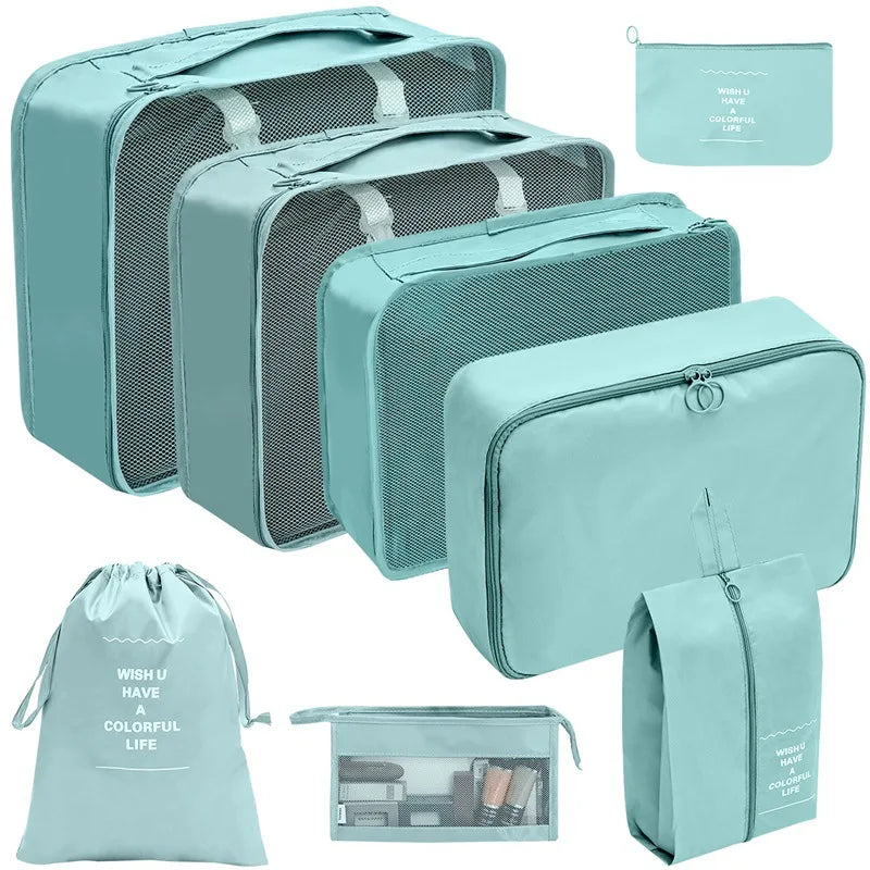 Koffer Organizer Set 7–10 Teilig mit Packwürfeln