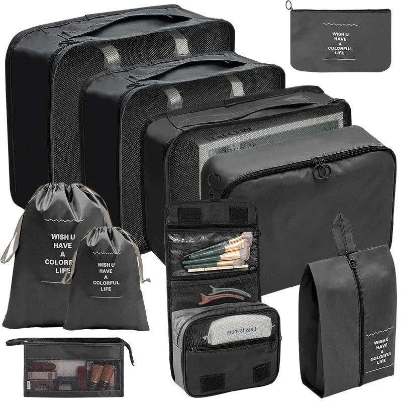 Koffer Organizer Set 7–10 Teilig mit Packwürfeln