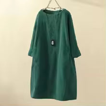 Damen A-Linien Kleid mit bequemem Schnitt