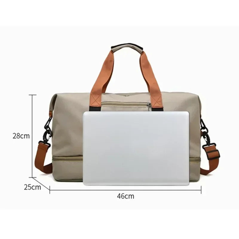 Fitness Reisetasche mit Schuhfach & Nassfach