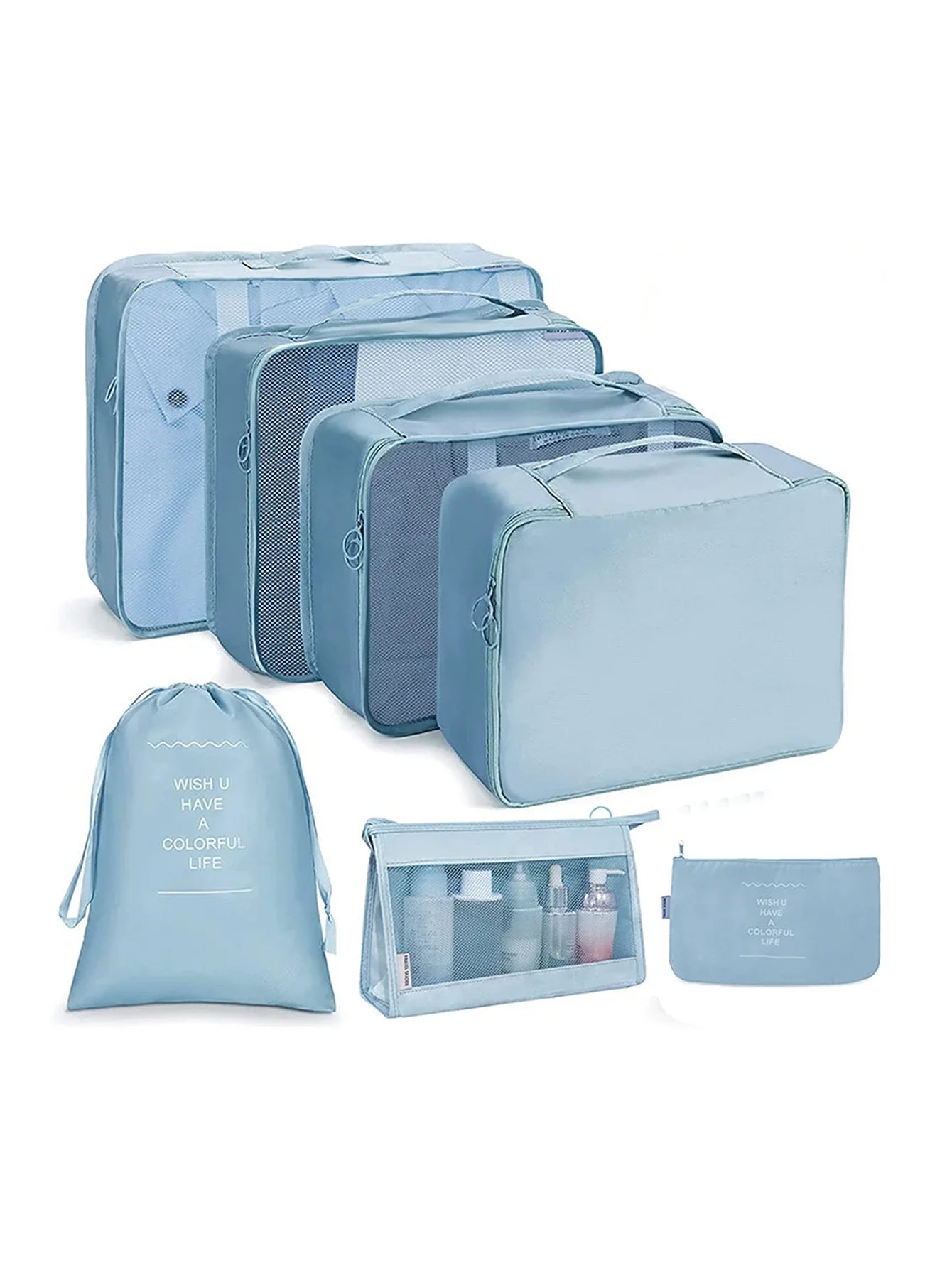 Koffer Organizer Set 7–10 Teilig mit Packwürfeln