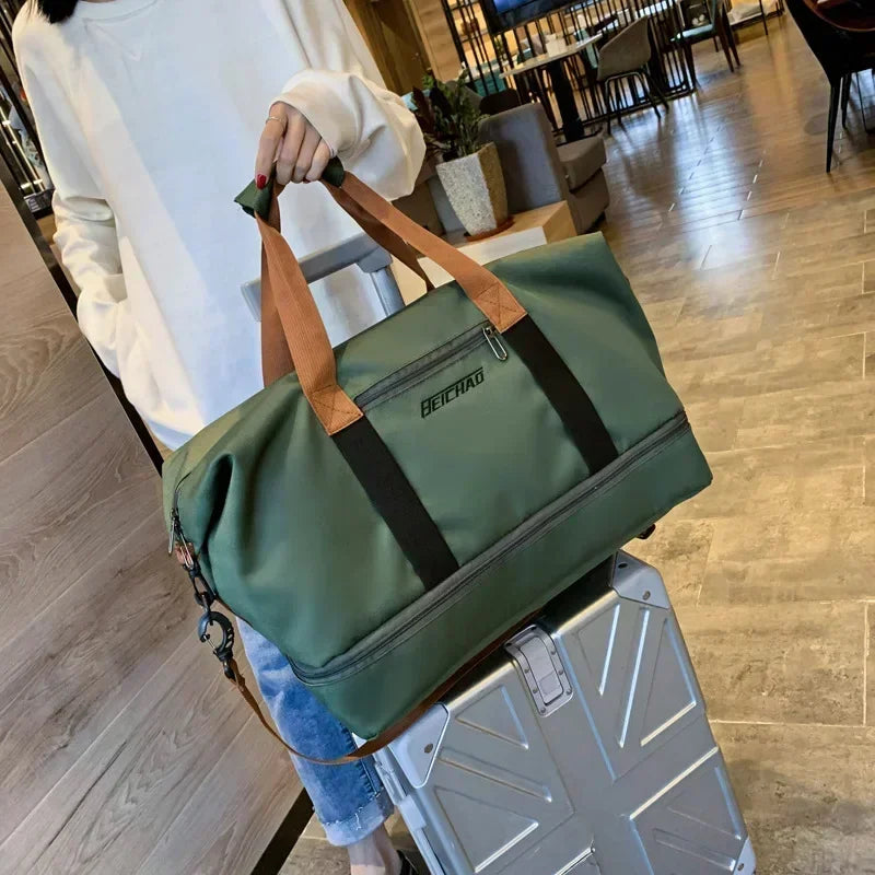 Fitness Reisetasche mit Schuhfach & Nassfach