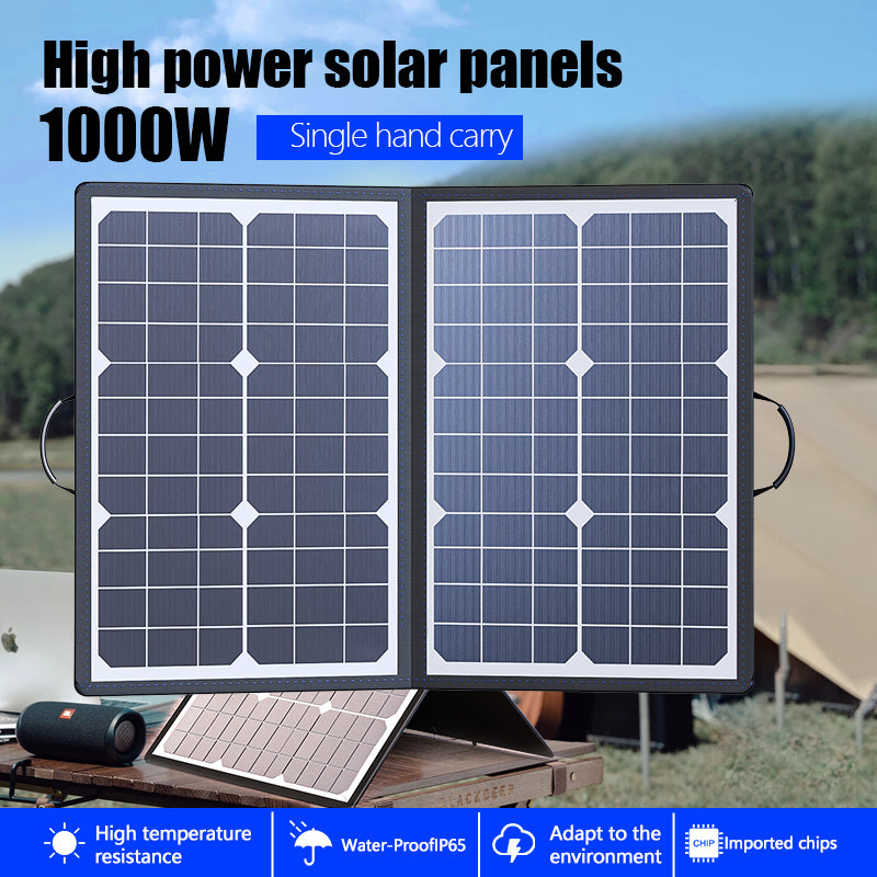 Faltbares Solarpanel 1000W Komplettset mit MPPT Controller