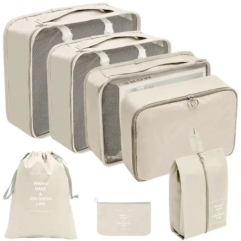 Koffer Organizer Set 7–10 Teilig mit Packwürfeln