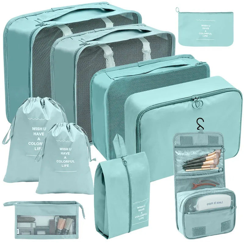 Koffer Organizer Set 7–10 Teilig mit Packwürfeln