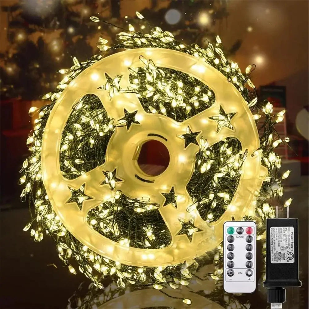 LED Feuerwerks Lichterkette mit Fernbedienung