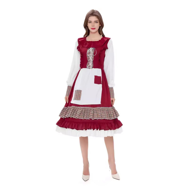 Damen-Dirndl mit dekorativer Stickerei