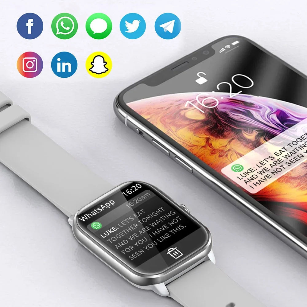 EdgeNova – Smartwatch mit 1,9-Zoll-IPS-Display und rahmenlosem Design