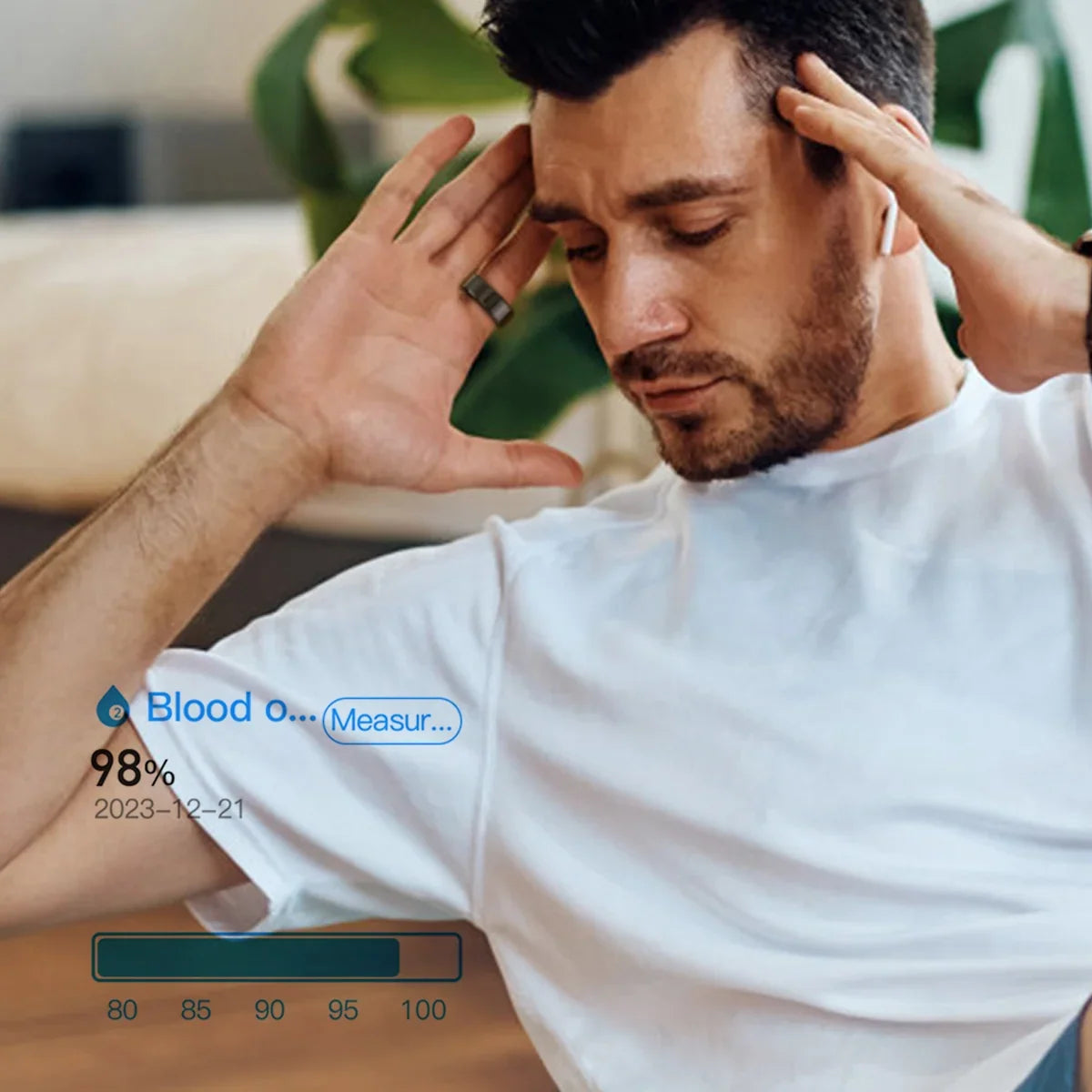 VitalForge – Smart-Ring aus Edelstahl zur Aktivitäts- und Vitalzeichenverfolgung