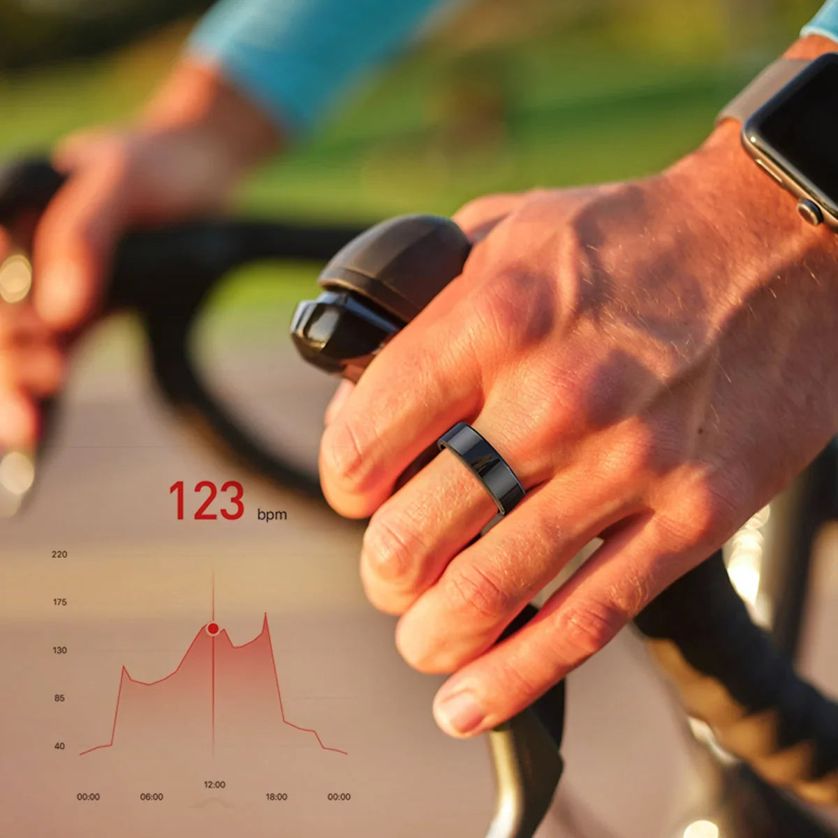 VitalForge – Smart-Ring aus Edelstahl zur Aktivitäts- und Vitalzeichenverfolgung