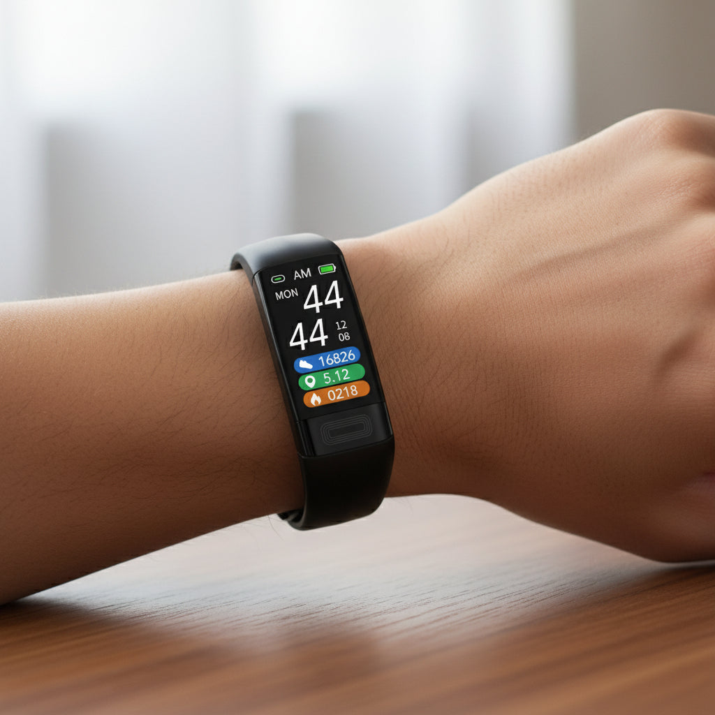 Smartwatch | Blutdruck- und EKG-Überwachung | Herzfrequenzmessung | VitalBand
