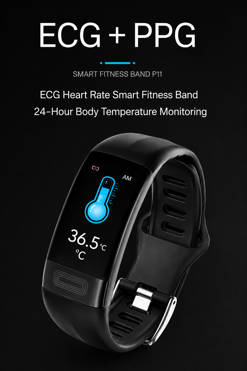 Smartwatch | Gesundheitsmessung | EKG, Blutdruck & Schlaftracking | Vitaro