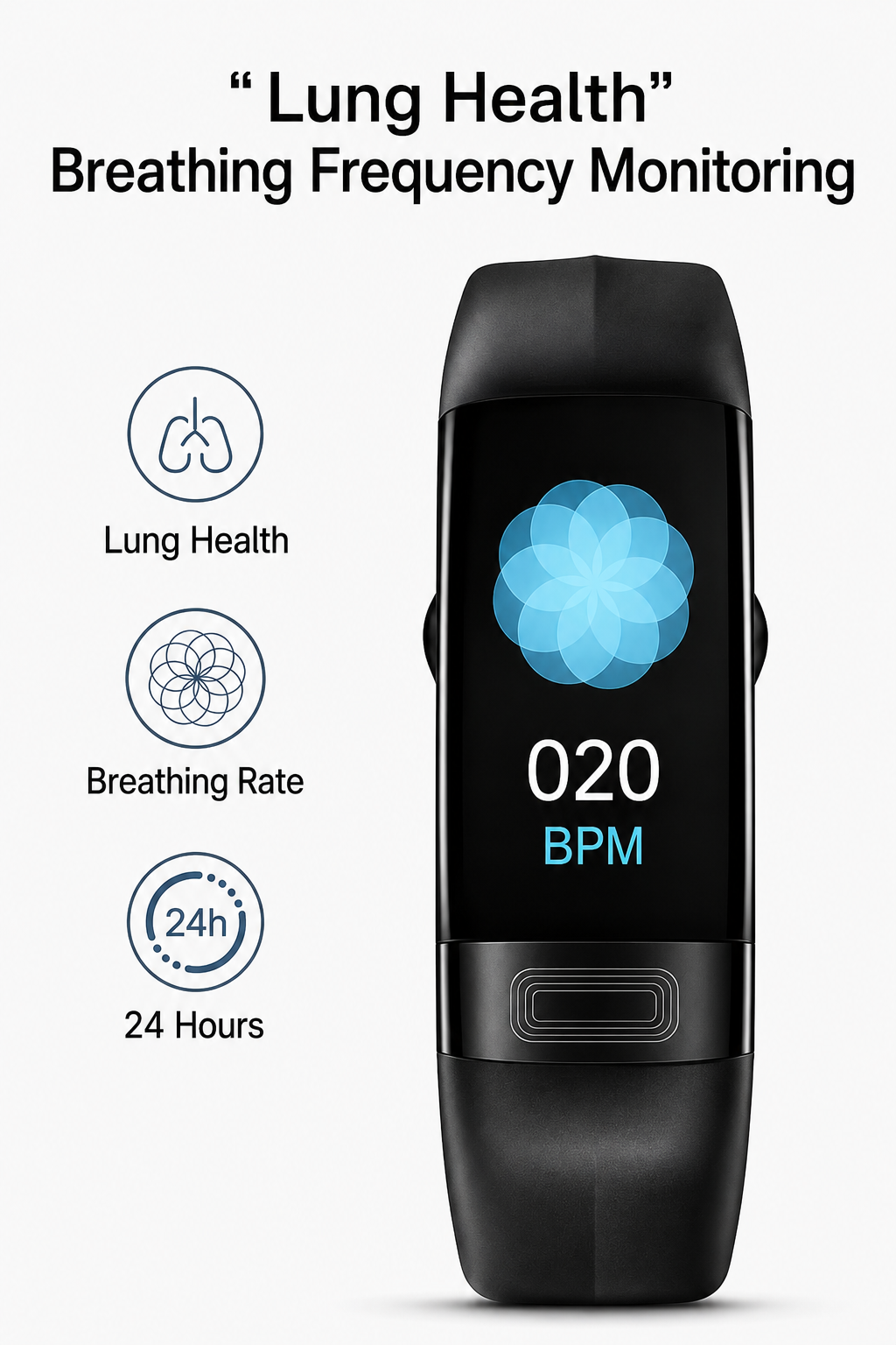 Smartwatch | Gesundheitsmessung | EKG, Blutdruck & Schlaftracking | Vitaro