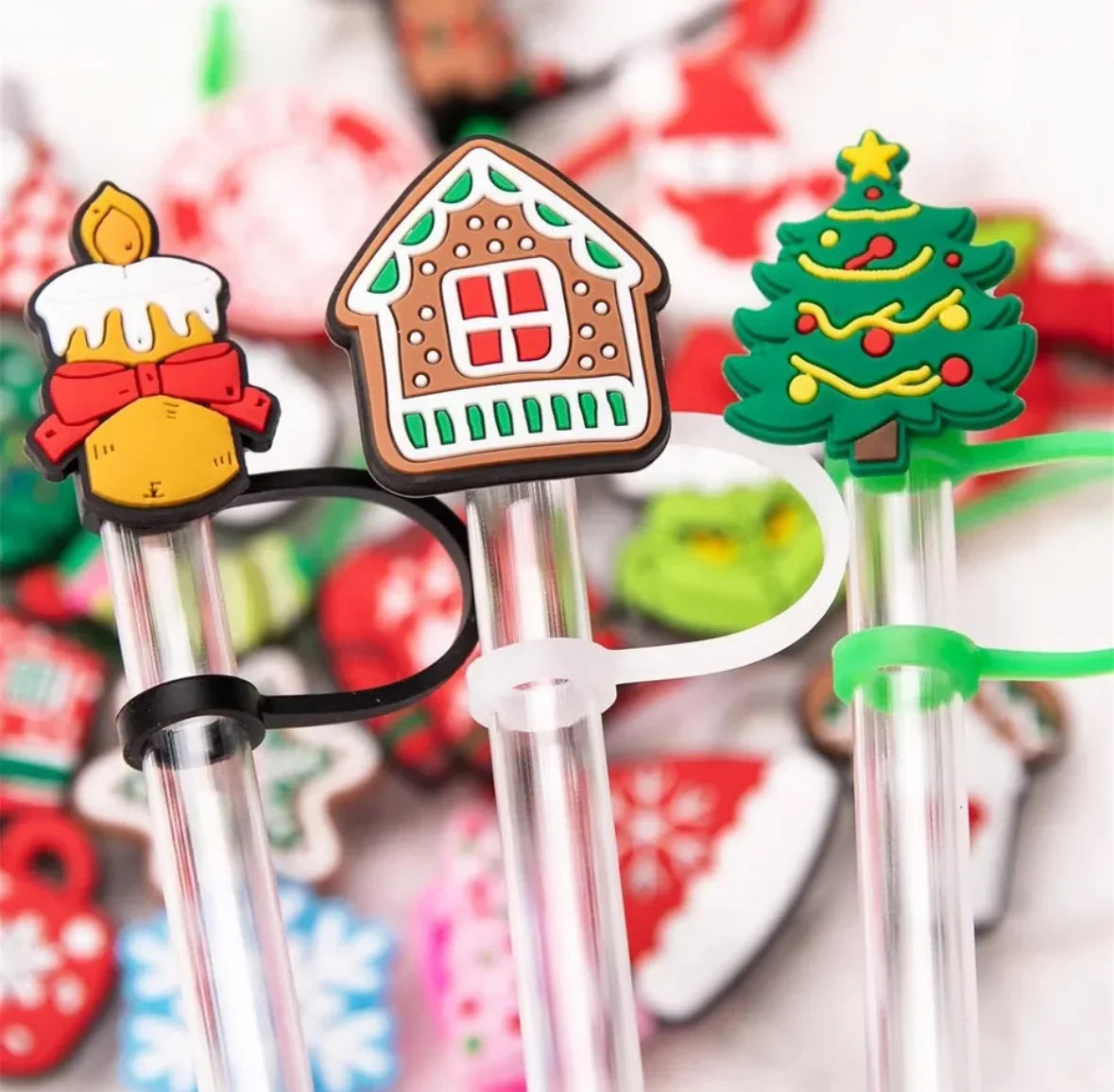 YuleSip - Adventskalender mit Strohhalm-Aufsätzen für Trinkflaschen