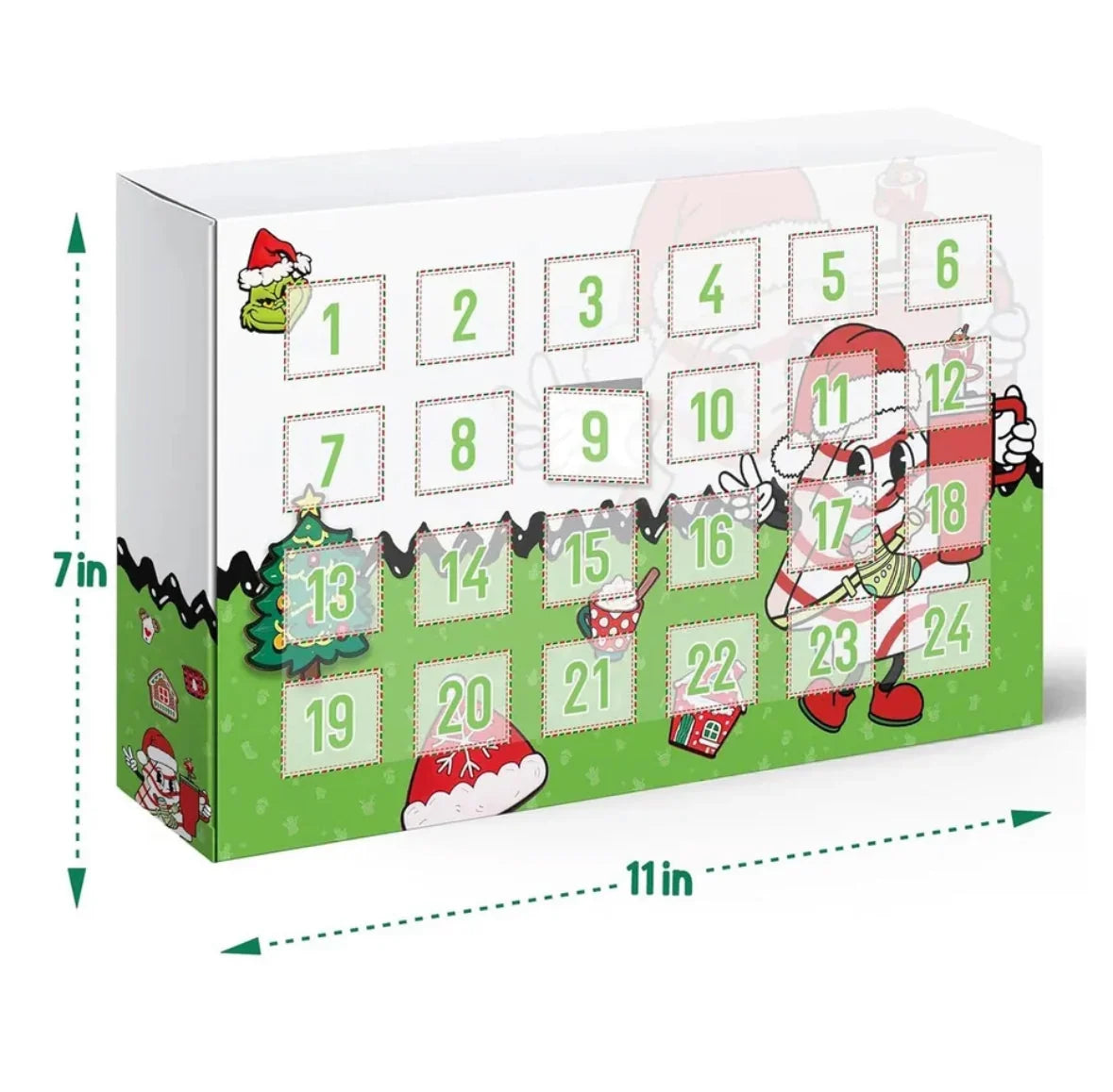 YuleSip - Adventskalender mit Strohhalm-Aufsätzen für Trinkflaschen