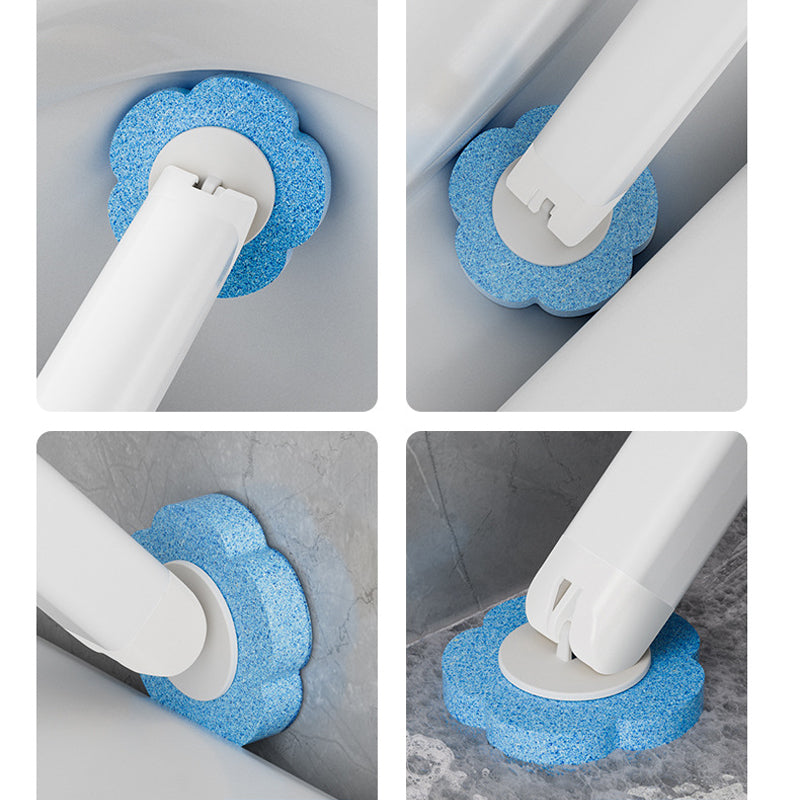 Toilettenbürste Einweg | Antibakteriell | Hygienische Schwammköpfe | CleanClick