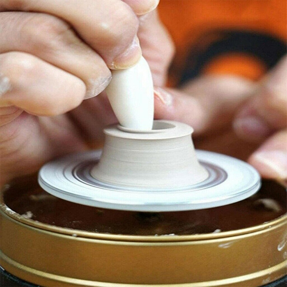 Töpferscheibe | Elektrische Mini Töpferscheibe | Vor und Rücklauf leiser Betrieb | ClayWhirl