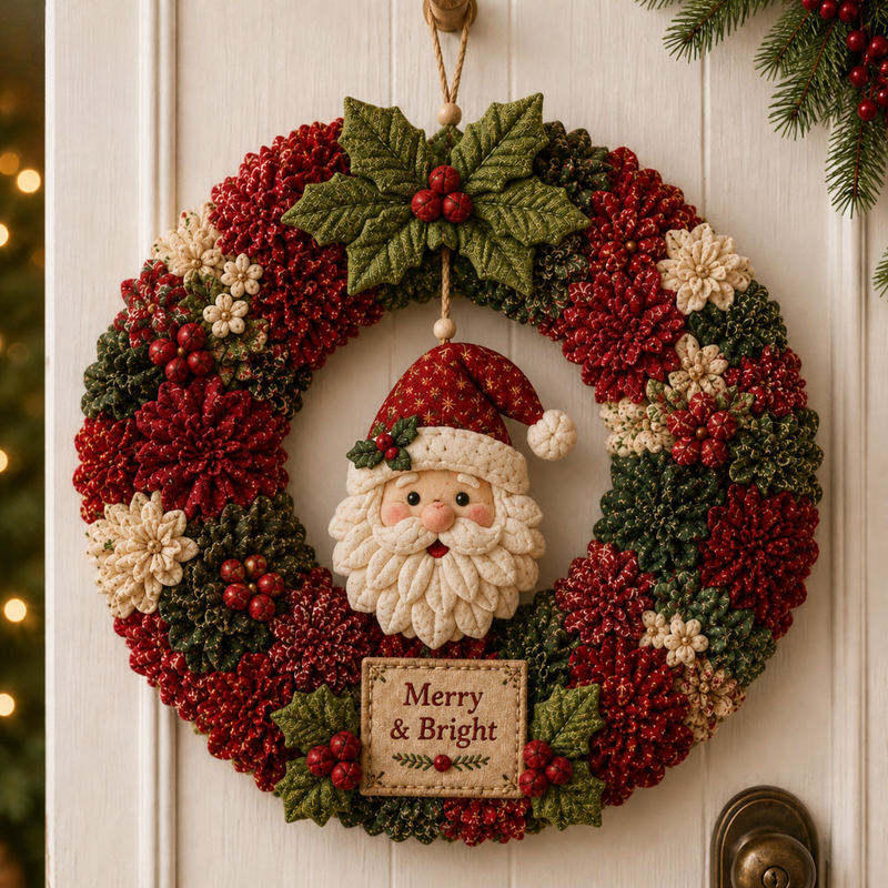 Pinefest - DIY-Set für 3D-Weihnachtskranz zum Selbermachen