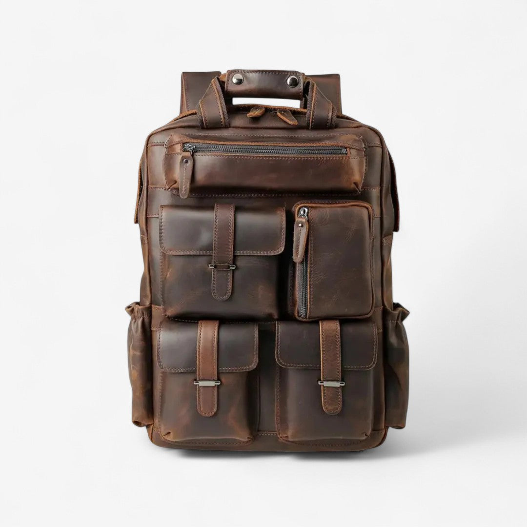 Curtis – Rucksack mit mehreren Reißverschlusstaschen und verstellbaren Trägern