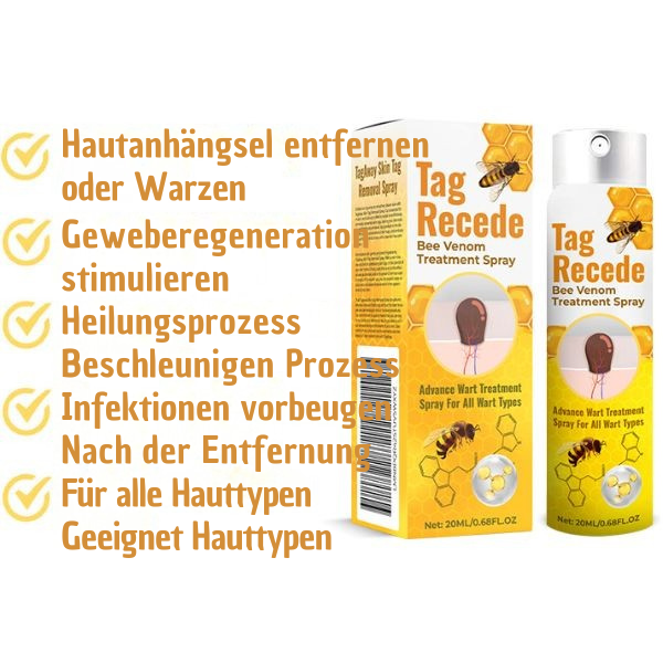 Warzenentferner | Warzen Spray | Bienengift Formel | Schmerzfrei | SkinPurex