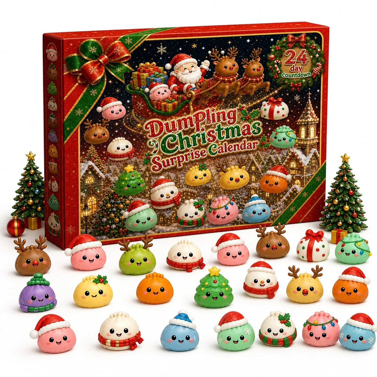 Sensimas - Adventskalender mit 24 Squishy-Spielzeugen
