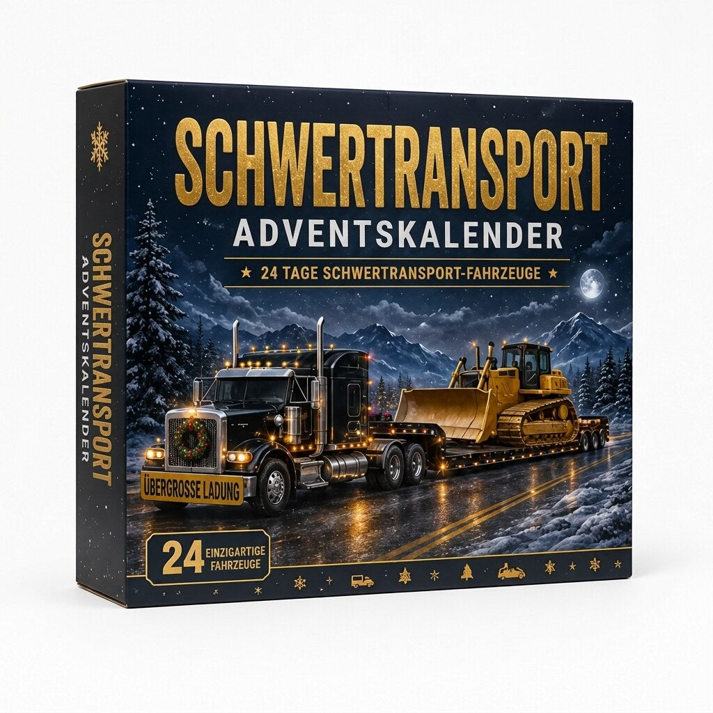 Adventskalender mit 24 Sammelfahrzeugen in 10 Themen