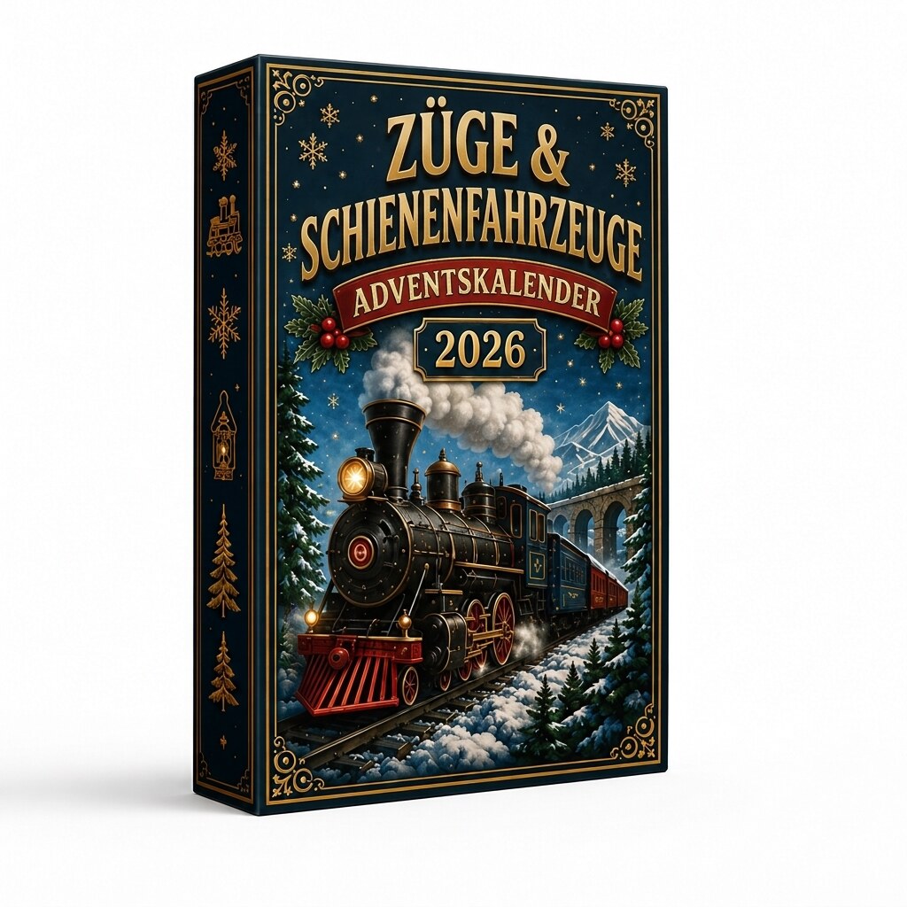 Adventskalender mit 24 Sammelfahrzeugen in 10 Themen