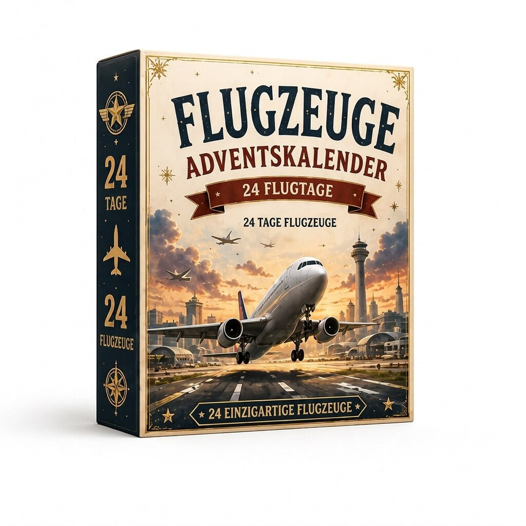 Adventskalender mit 24 Sammelfahrzeugen in 10 Themen